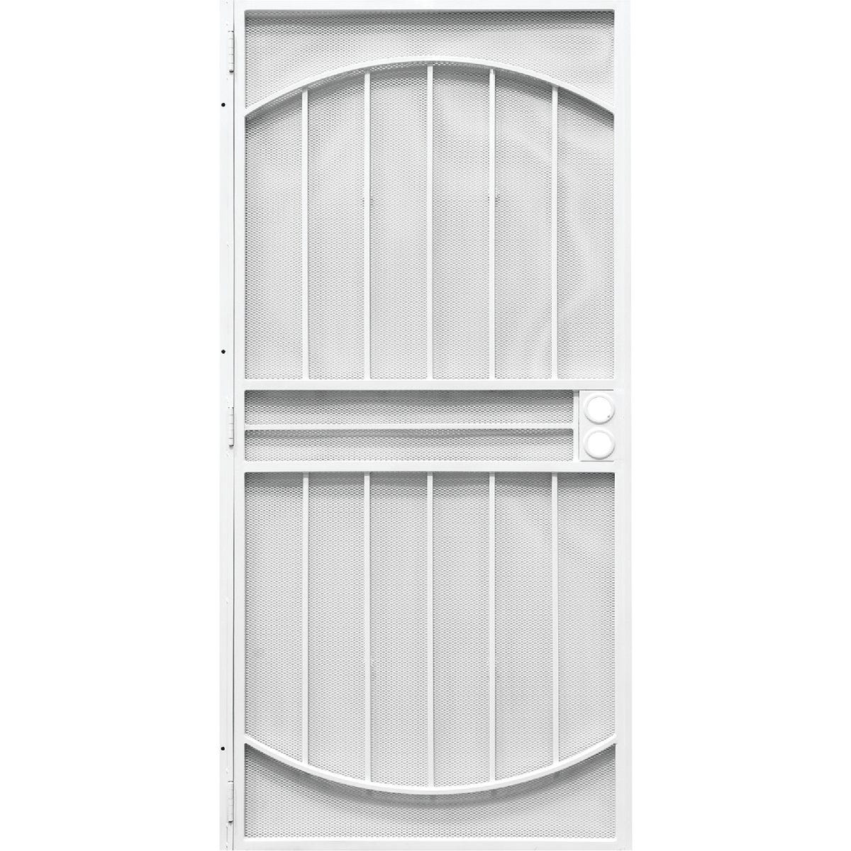 Precision Monterrey 36 In. W x 80 In. H White Steel Security Door Precision Monterrey 36 In. W x 80 In. H White Steel Security Door