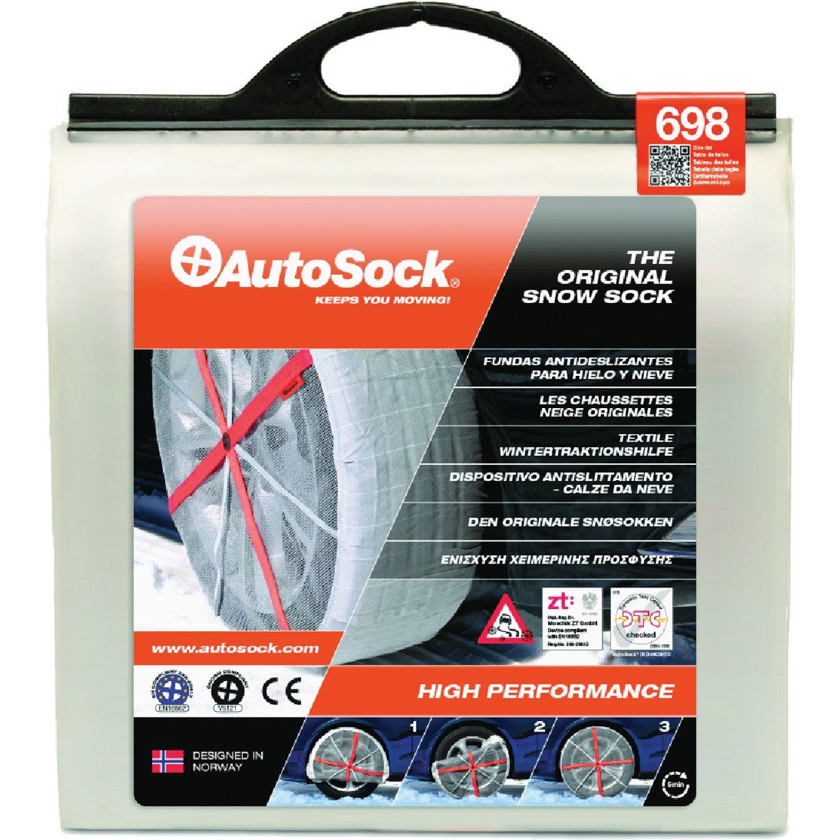 AutoSock High Performance 698 Textile Tire Chain