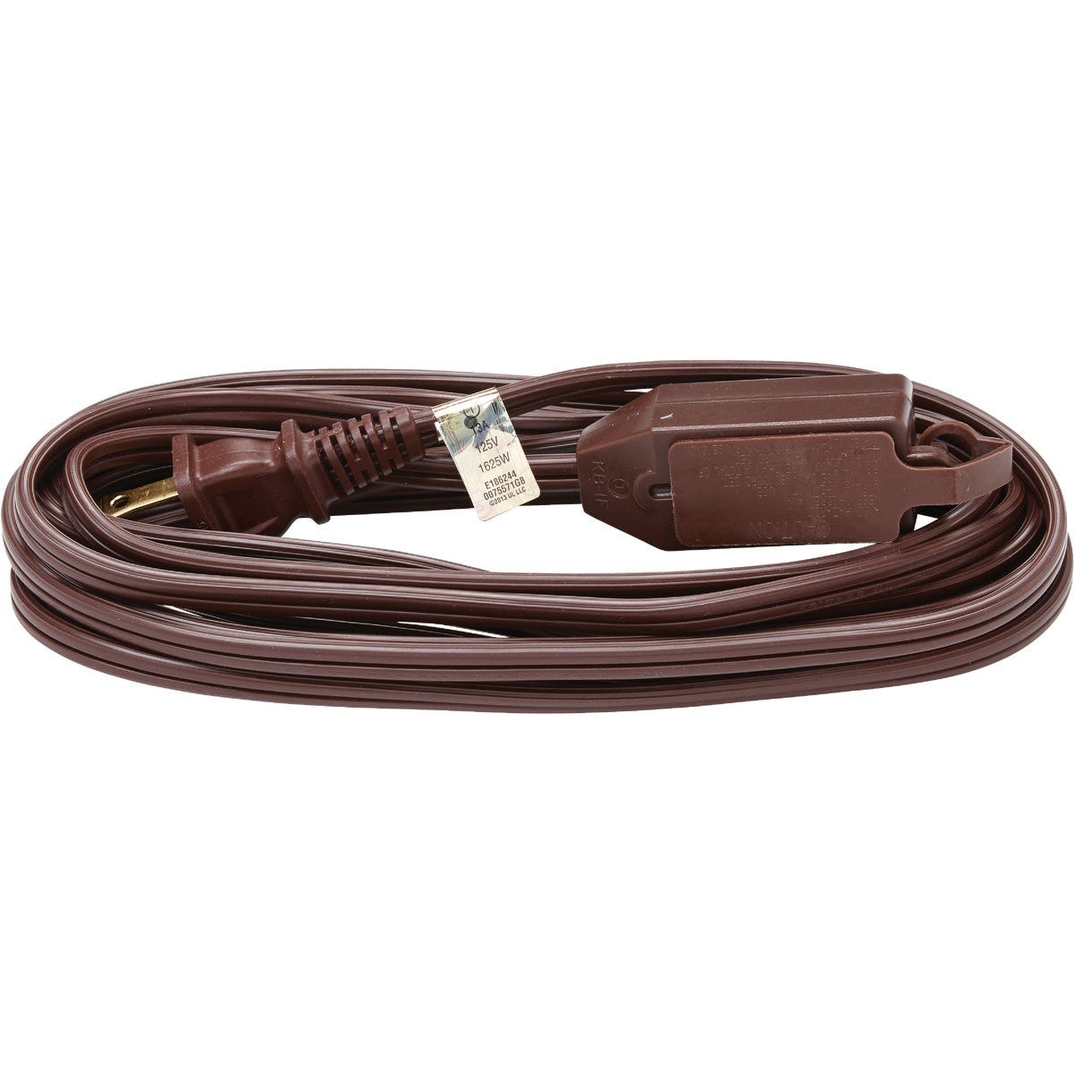 Master Electrician 15 Ft. 16/2 Brown Cube Tap Extension Cord - photo 2