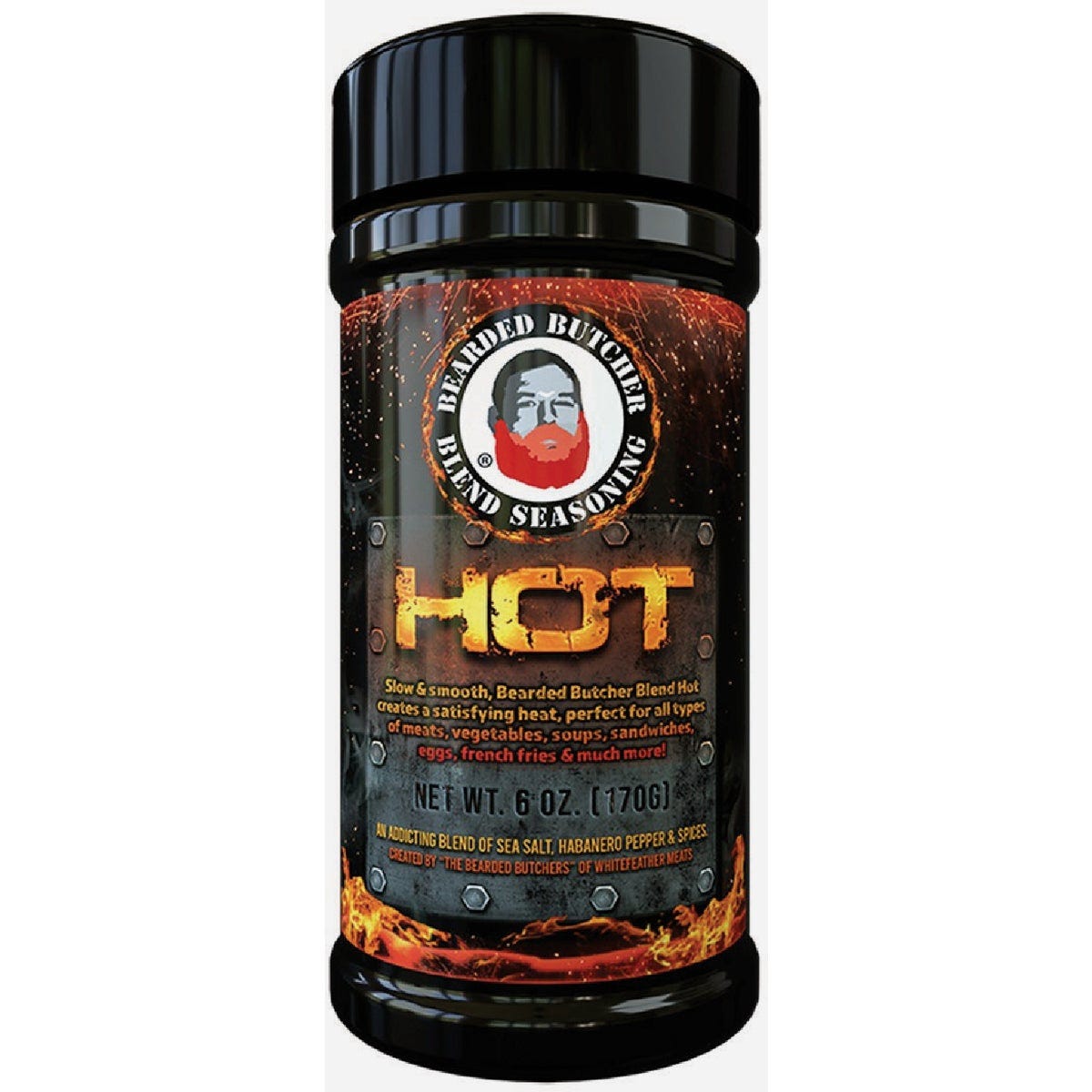 Bearded Butcher 10 Oz. Hot Blend Seasoning Bearded Butcher 10 Oz. Hot Blend Seasoning