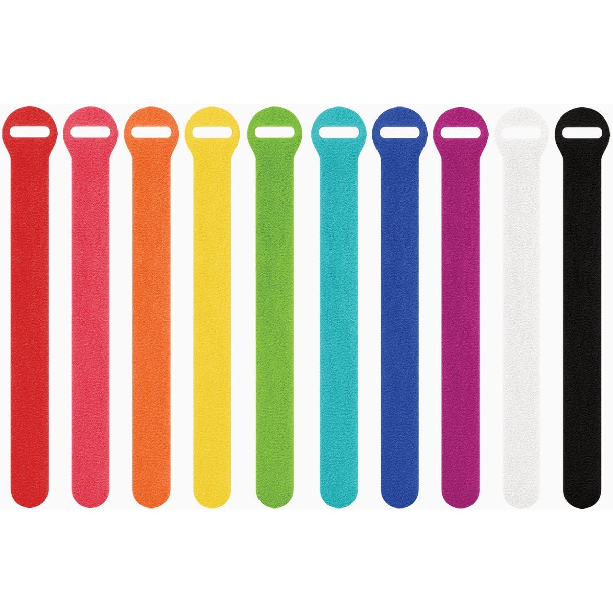 Wrap-It Storage 8 In. x 1/2 In. Multi-Color Self-Gripping Reusable Cable Ties (10-Pack) Wrap-It Storage 8 In. x 1/2 In. Multi-Color Self-Gripping Reusable Cable Ties (10-Pack)