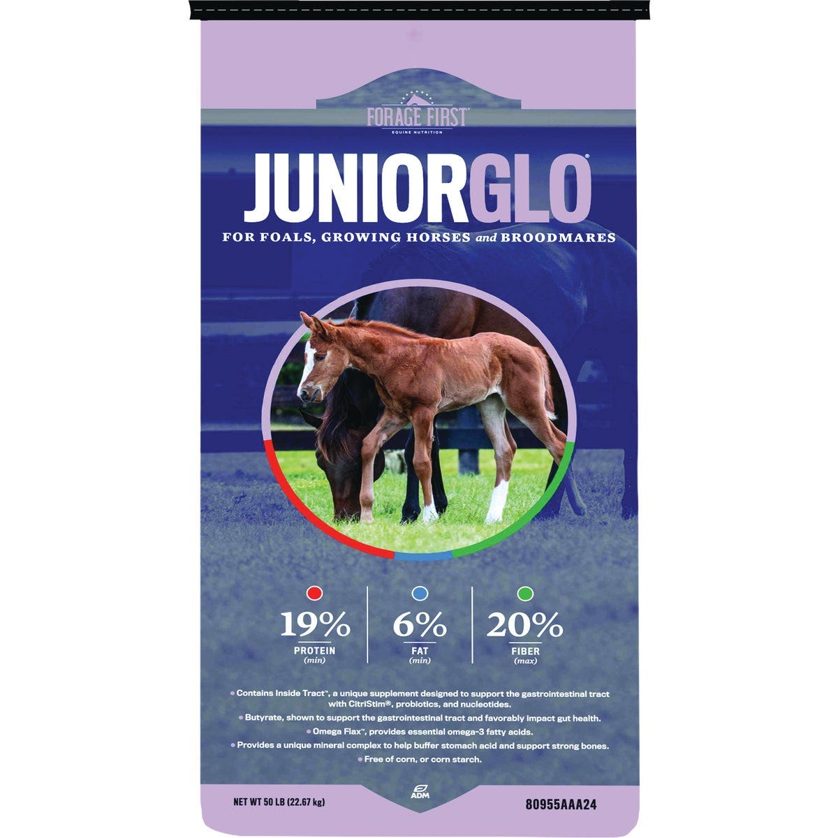 JuniorGlo 50 Lb. Horse Feed