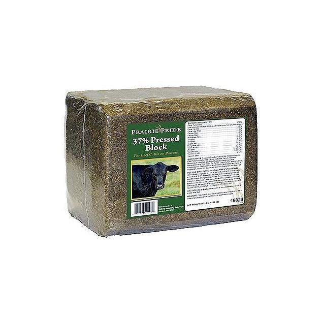 Prairie Pride 33 Lb. Cattle Supplement Range Block Prairie Pride 33 Lb. Cattle Supplement Range Block