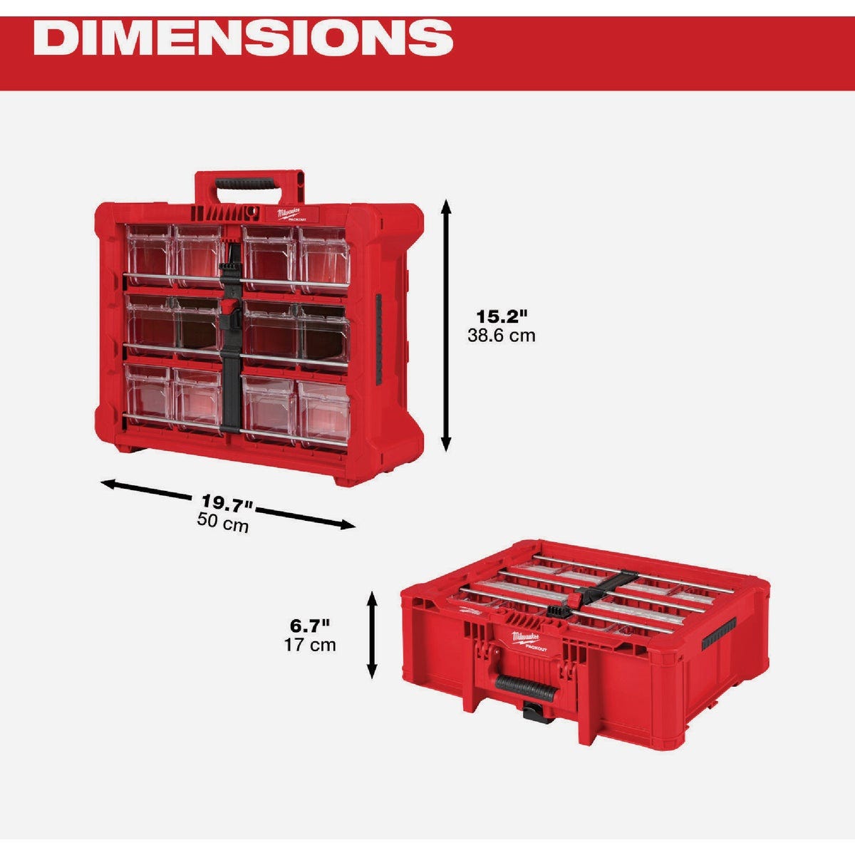 Milwaukee PACKOUT Tilt Bin Organizer - photo 3 Milwaukee PACKOUT Tilt Bin Organizer - photo 3