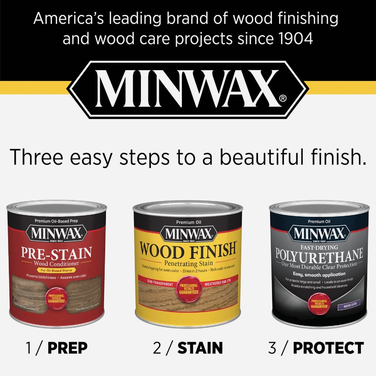 Minwax Wood Finish Penetrating Stain, Silvered Gray, 1 Qt. - photo 5