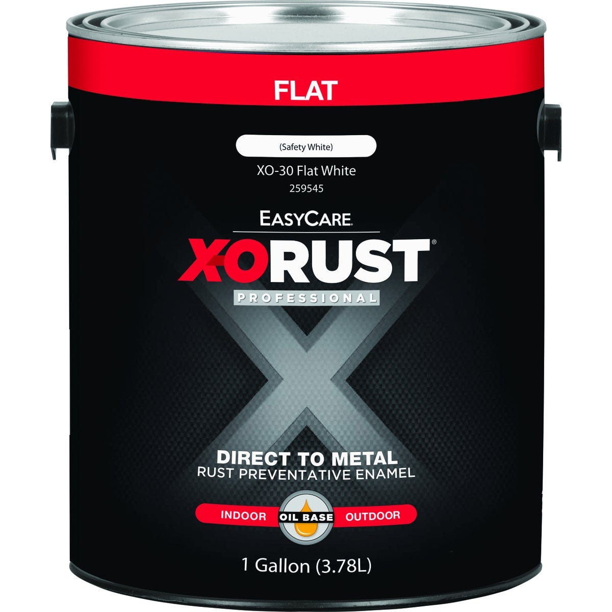 EasyCare X-O Rust Premium 1 Gal. Flat White Anti-Rust Oil-Base Paint EasyCare X-O Rust Premium 1 Gal. Flat White Anti-Rust Oil-Base Paint