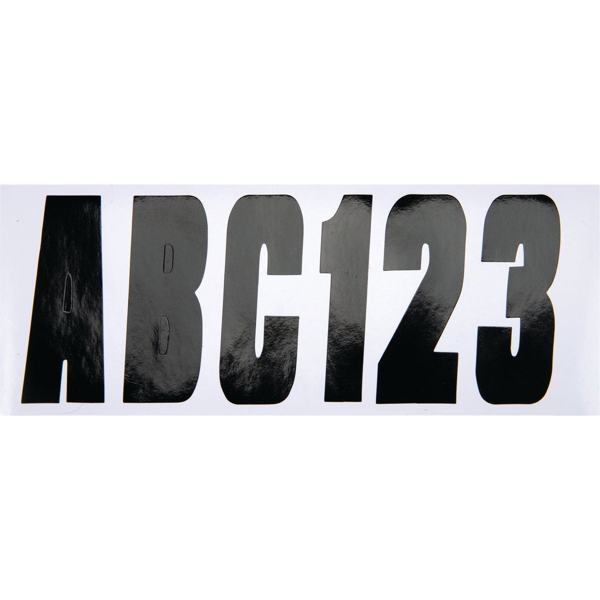 Seachoice 3-1/4 In. Black Solid Vinyl Letter & Number Kit - photo 4 Seachoice 3-1/4 In. Black Solid Vinyl Letter & Number Kit - photo 4