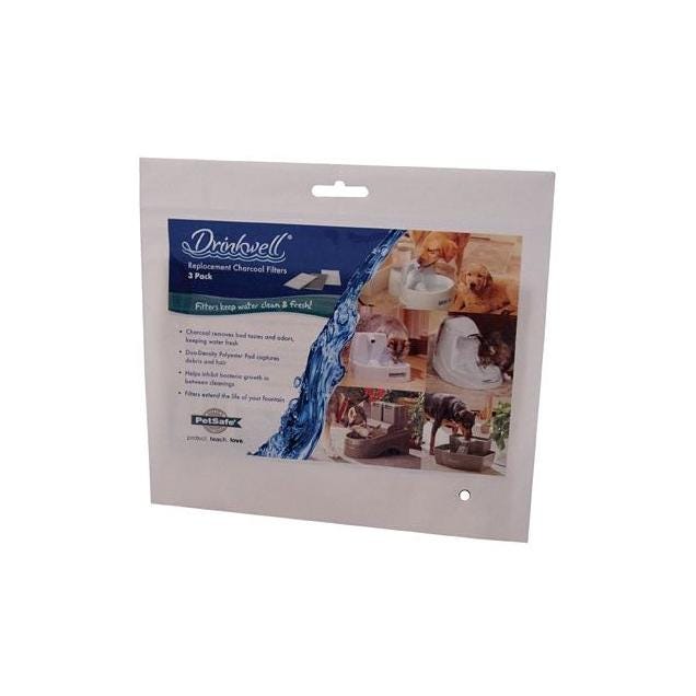 PetSafe 2-Section Drinkwell Charcoal Replacement Filter for Pet Fountains (3-Pack) PetSafe 2-Section Drinkwell Charcoal Replacement Filter for Pet Fountains (3-Pack)