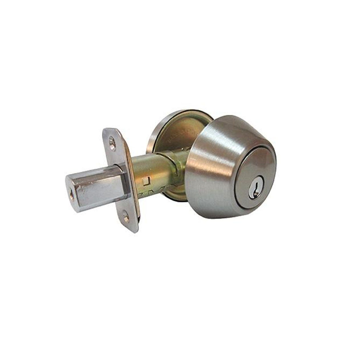 TruGuard Satin Nickel Single Cylinder Deadbolt