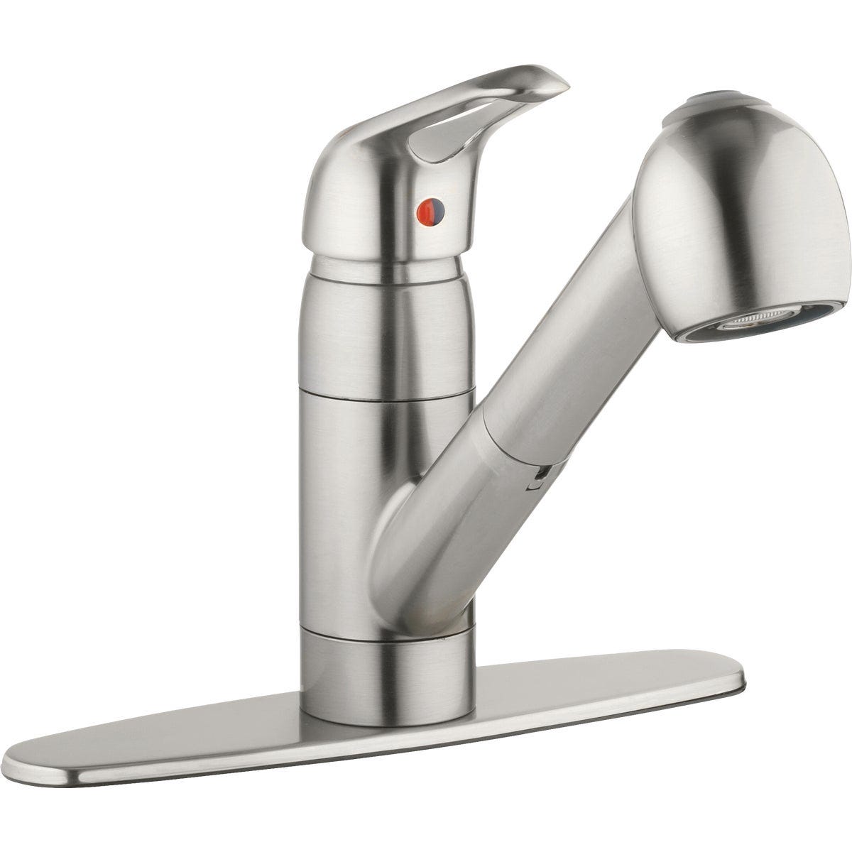 Homepointe PVD Single Loop Handle Pull, Brushed Nickel Homepointe PVD Single Loop Handle Pull, Brushed Nickel