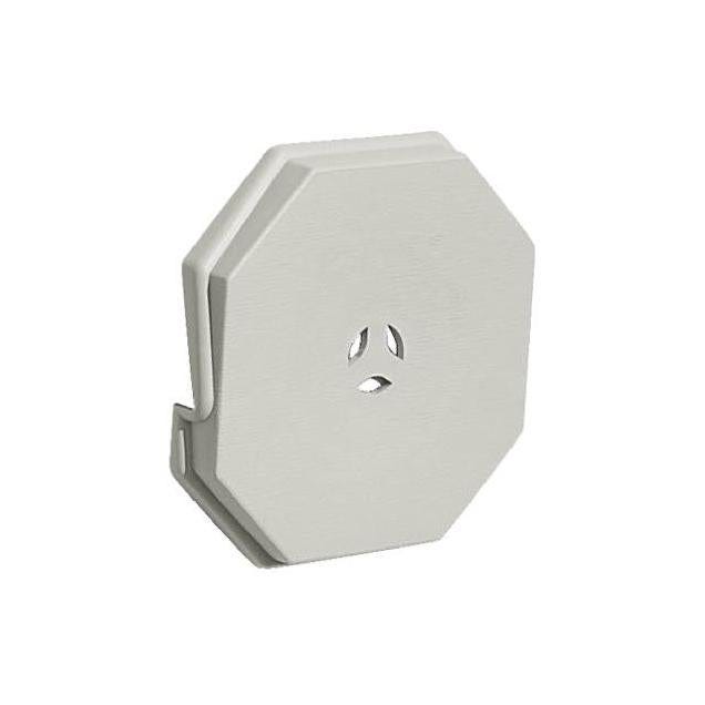 Builders Edge 6-3/4 In. x 6-3/4 In. Silver Gray Surface Block Builders Edge 6-3/4 In. x 6-3/4 In. Silver Gray Surface Block