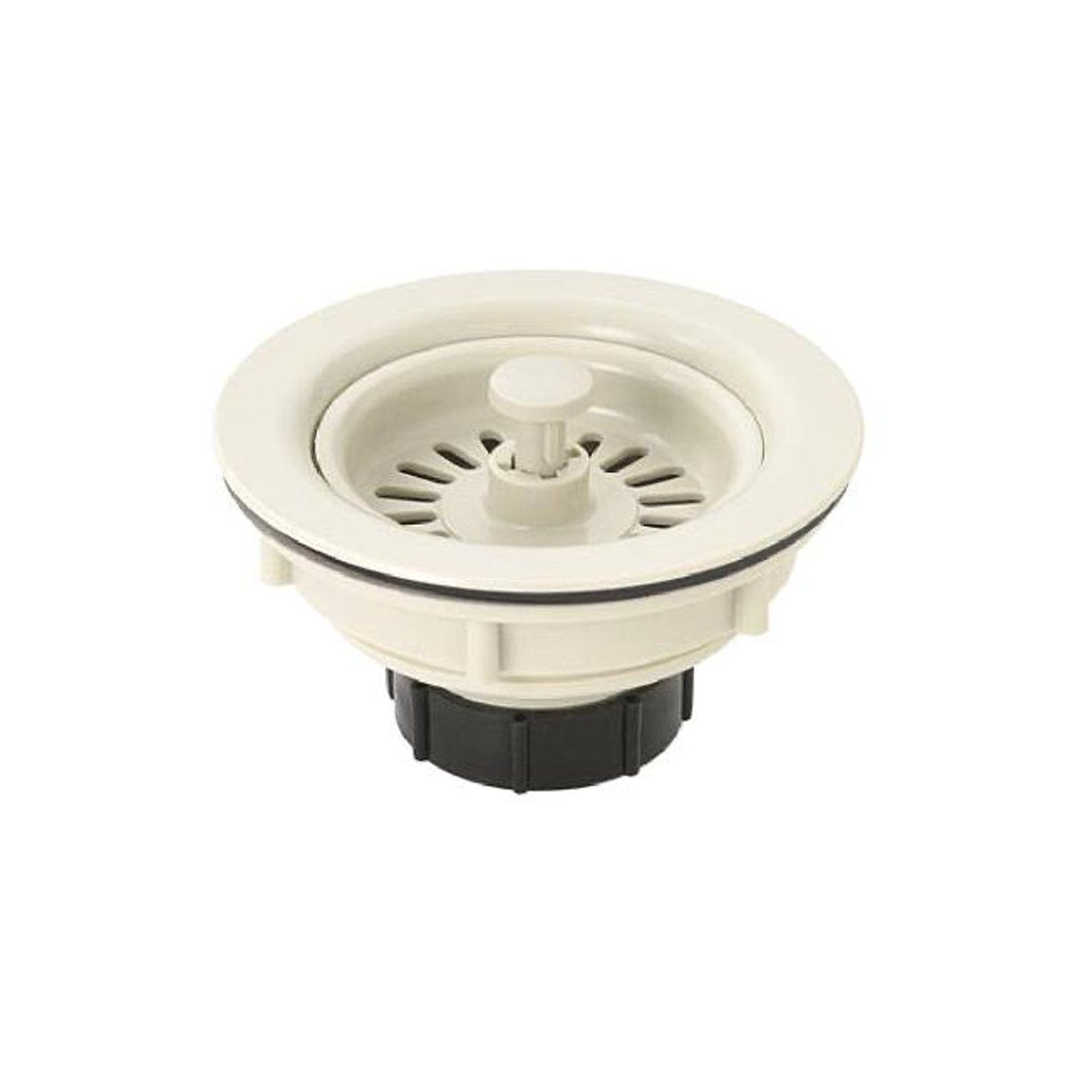 Master Plumber 3.5 In. Almond Plastic Basket Sink Strainer