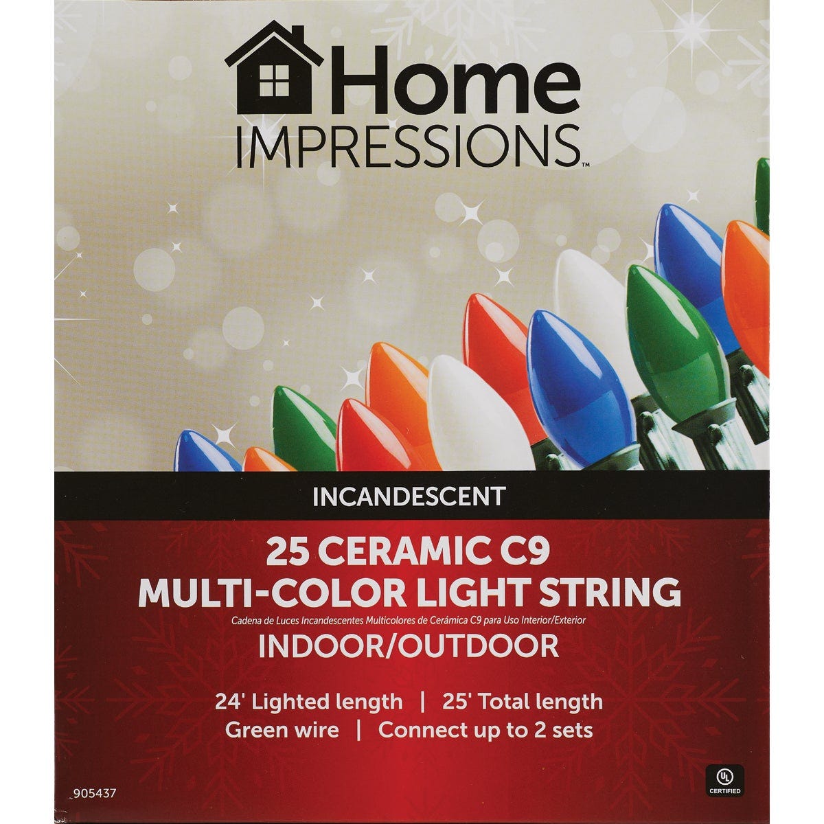 Home Impressions Ceramic Multi 25-Bulb C9 Incandescent Light Set - photo 2 Home Impressions Ceramic Multi 25-Bulb C9 Incandescent Light Set - photo 2