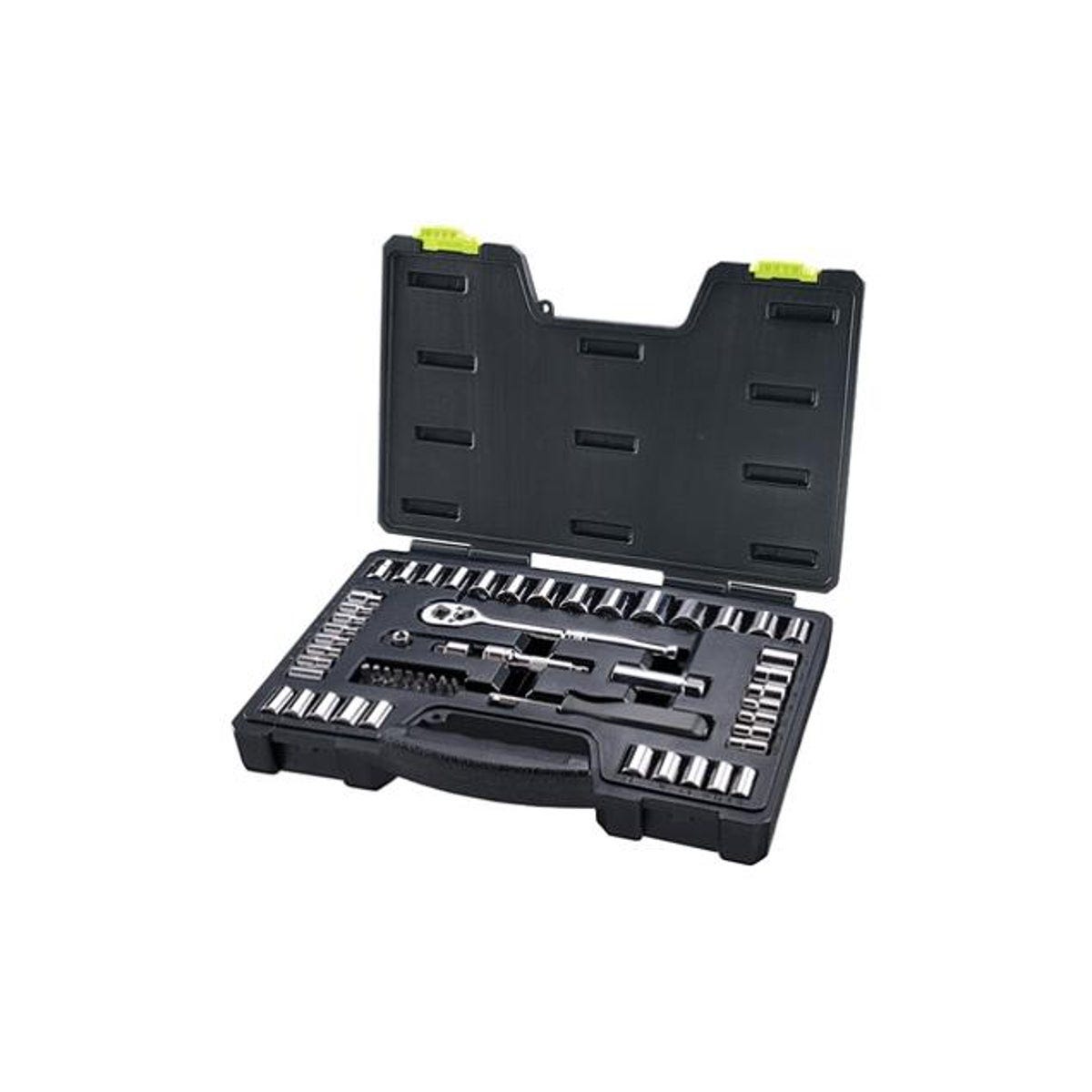 Master Mechanic 1/4 x 3/8 In. Drive Mechanic & Automotive SAE & Metric Socket Set (54-Piece) Master Mechanic 1/4 x 3/8 In. Drive Mechanic & Automotive SAE & Metric Socket Set (54-Piece)
