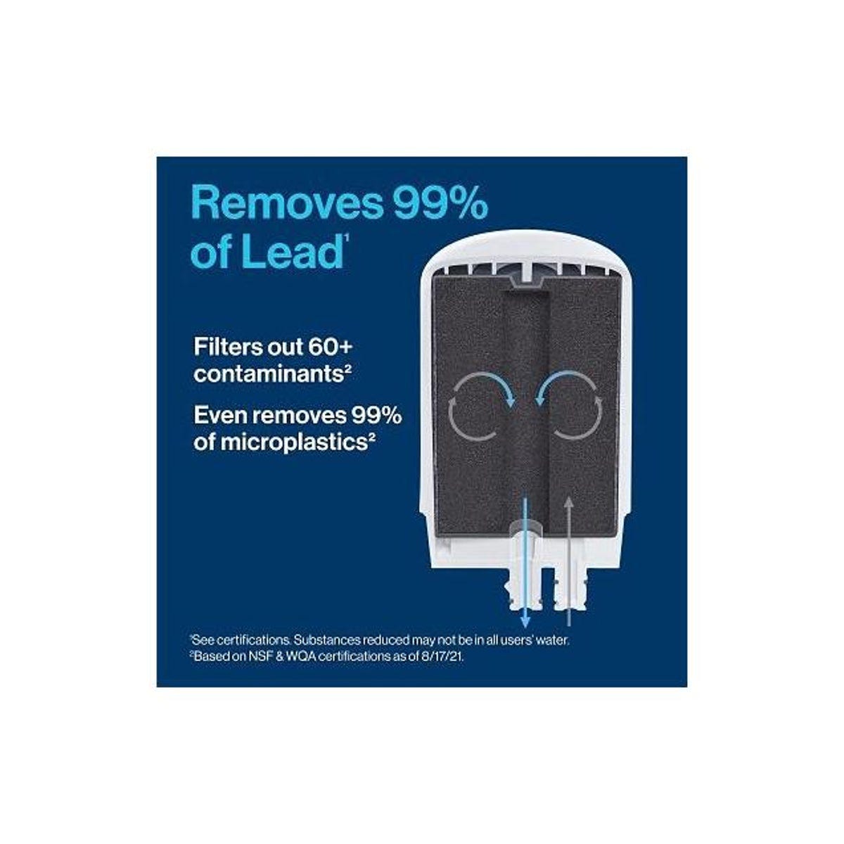 Brita Chrome Faucet Mount Water Filter (2-Pack) - photo 3 Brita Chrome Faucet Mount Water Filter (2-Pack) - photo 3