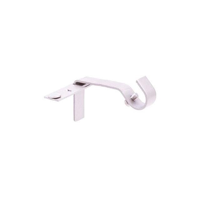 Kenney 5/8 In. Brushed Nickel Fast Fit No-Measure Curtain Rod Bracket Kenney 5/8 In. Brushed Nickel Fast Fit No-Measure Curtain Rod Bracket