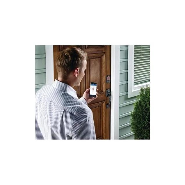 Schlage Camelot Aged Bronze Entry Door Handleset - photo 3 Schlage Camelot Aged Bronze Entry Door Handleset - photo 3