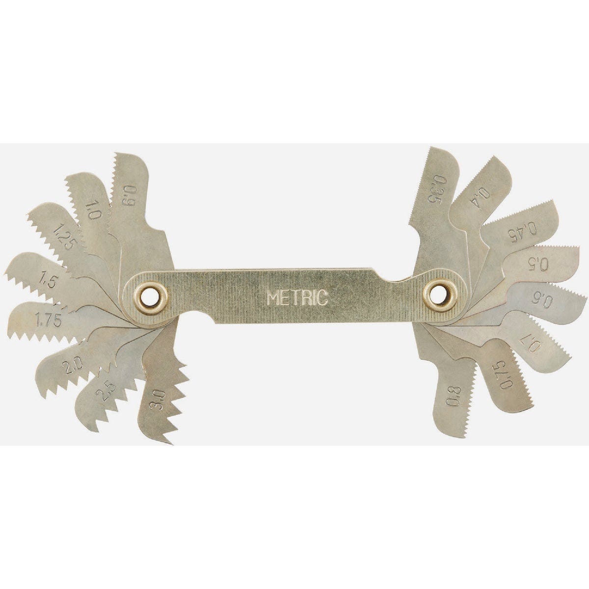 Milwaukee 0.35-3.00 mm Metric Thread Pitch Gauge