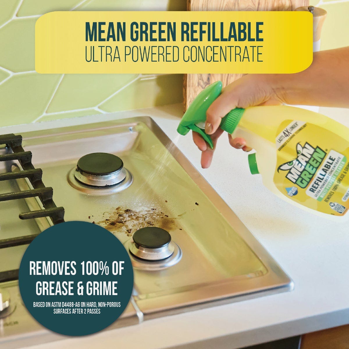 Mean Green 28 Oz. Citrus & Green Tea Refillable Multi-Purpose Cleaner - photo 4