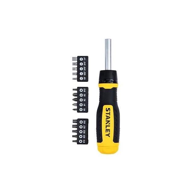 Stanley Multi-Bit Ratcheting Screwdriver Set (15-Piece)