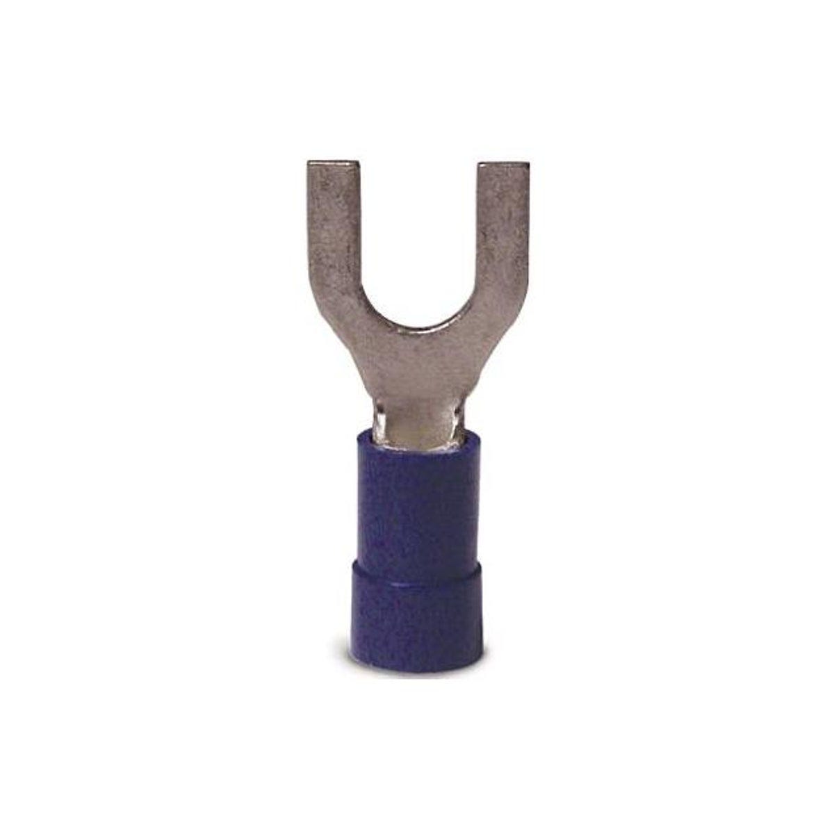 Gardner Bender 100-Pack 16-14 AWG 4-6 Stud Spade Terminals Gardner Bender 100-Pack 16-14 AWG 4-6 Stud Spade Terminals
