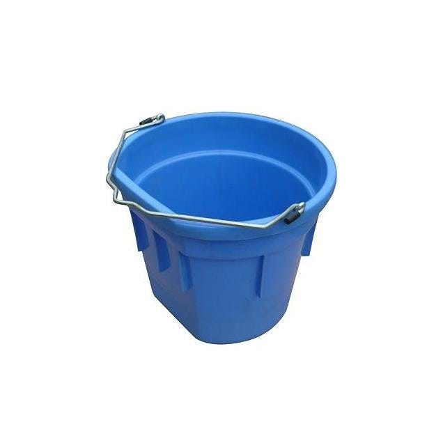 Master Rancher 20 Qt. Light Blue Resin Flat Sided Utility Bucket Master Rancher 20 Qt. Light Blue Resin Flat Sided Utility Bucket