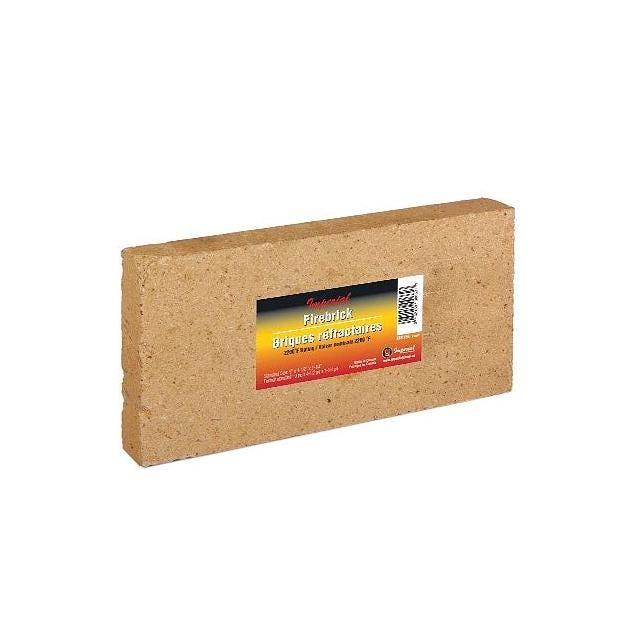 Imperial 9 In. x 4-1/2 x 1-1/4 In. Fire Brick