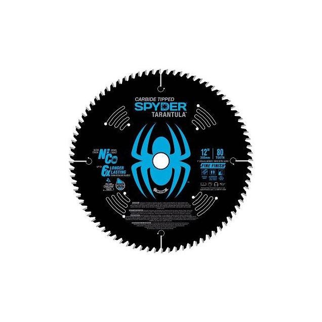 Spyder Tarantula 12 In. 80-Tooth Ultra Fine Finish Circular Saw Blade