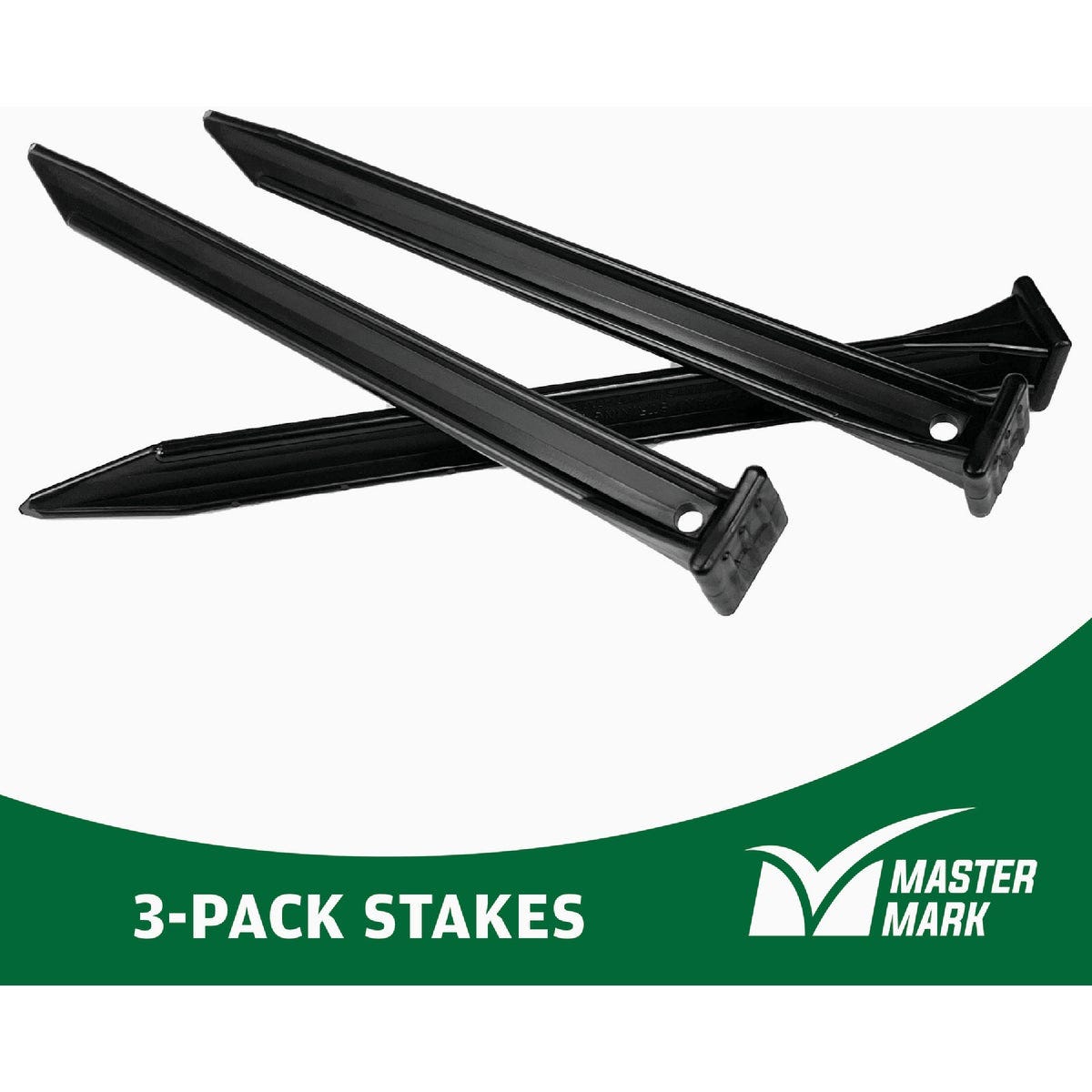 Master Mark 10 In. ABS Black Multipurpose Landscape Stakes (3-Pack) - photo 3