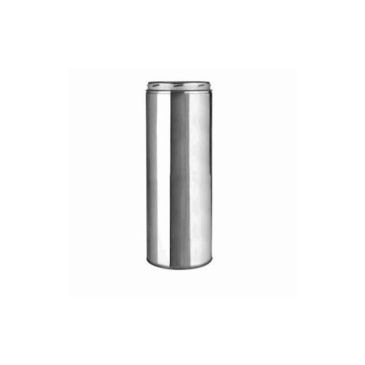 Sure-Temp All Fuel Stainless Steel Double Wall Insulated Chimney Pipe w/Locking Band