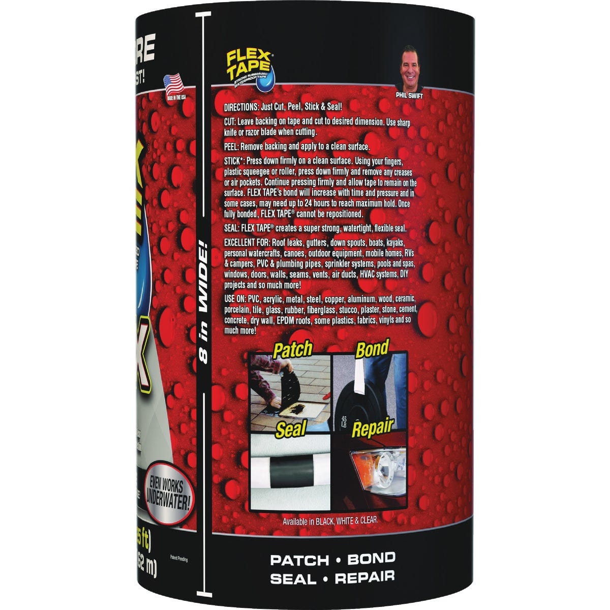 Flex Tape MAX 8 In. x 25 Ft. Duct Tape - photo 3