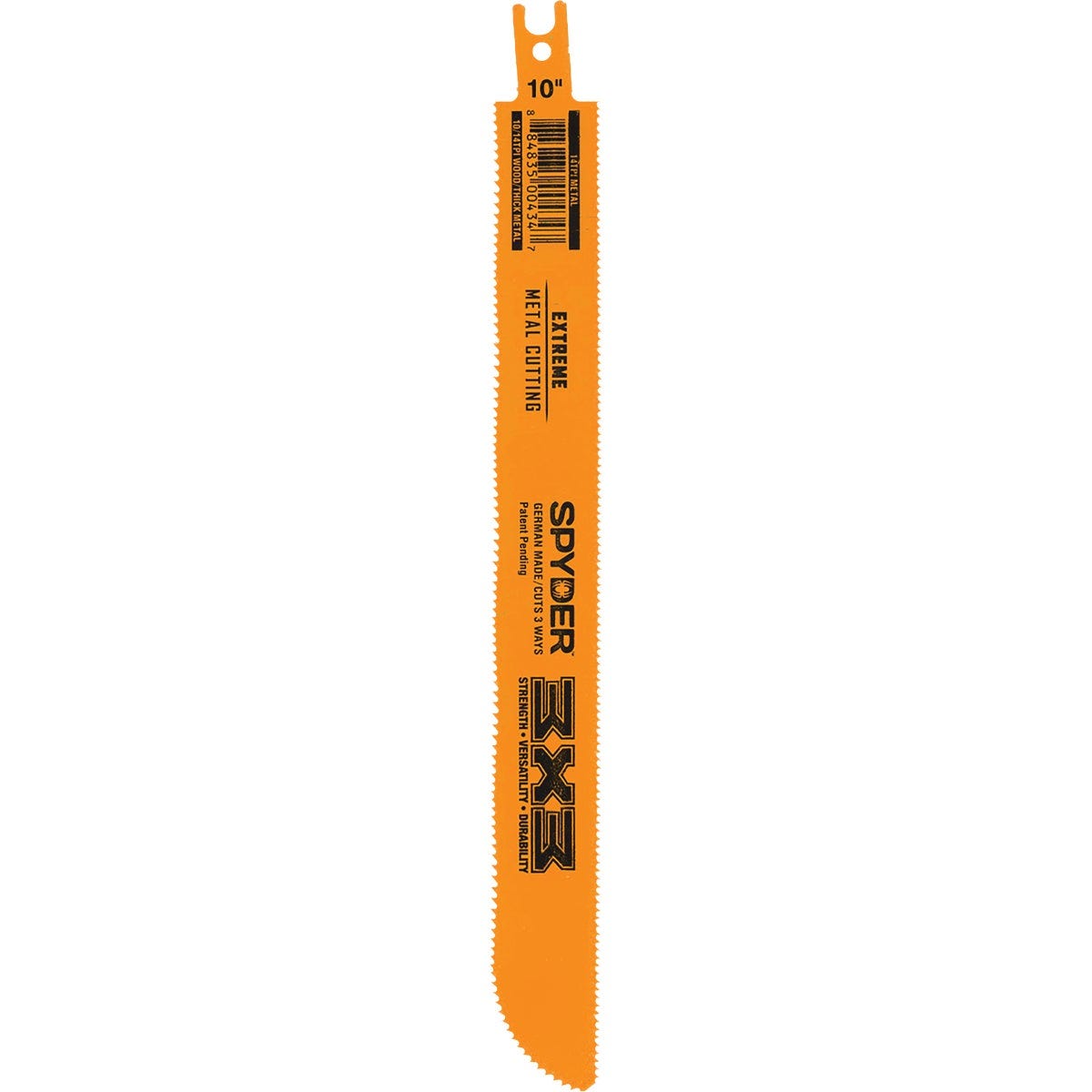 Spyder Extreme 10 In. 10/14 TPI Bi-Metal Double-Edged Reciprocating Saw Blade - photo 2 Spyder Extreme 10 In. 10/14 TPI Bi-Metal Double-Edged Reciprocating Saw Blade - photo 2
