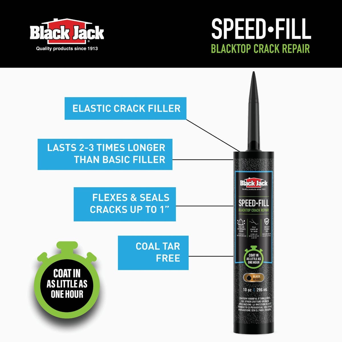 Black Jack Speed-Fill 10 Oz. Blacktop Filler - photo 2 Black Jack Speed-Fill 10 Oz. Blacktop Filler - photo 2