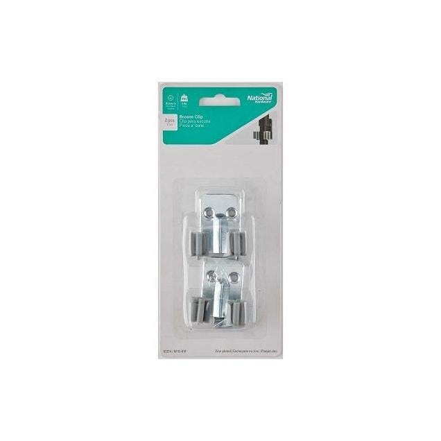 National Hardware Zinc Broom Clip (2-Pack) - photo 2