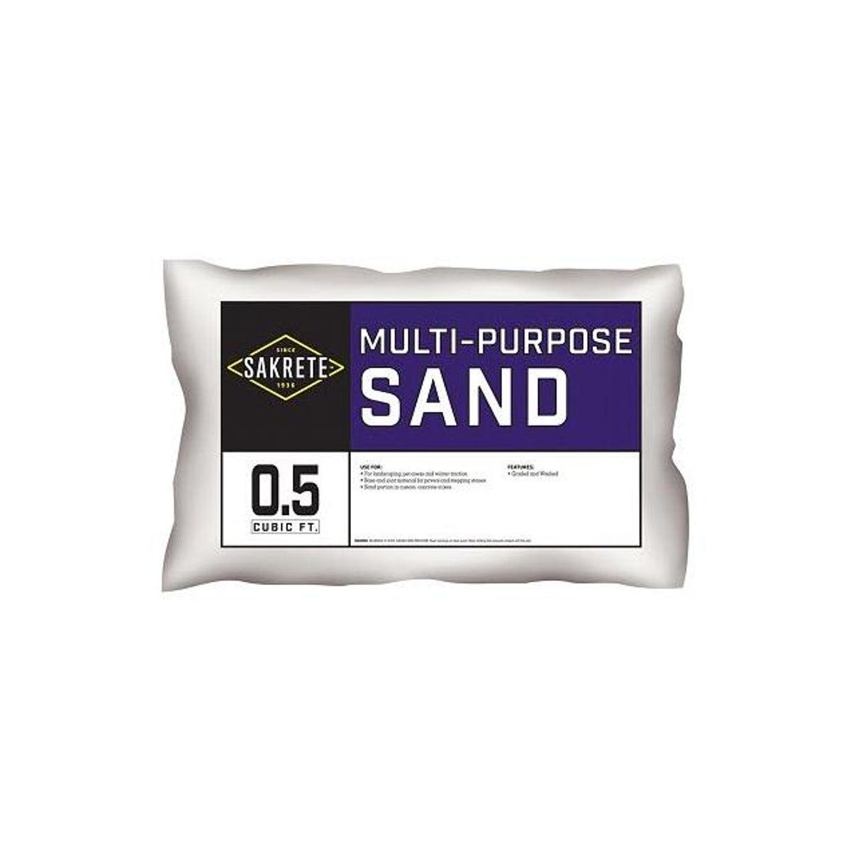 Sakrete 0.5 Cu. Ft. Multi-Purpose Sand Sakrete 0.5 Cu. Ft. Multi-Purpose Sand