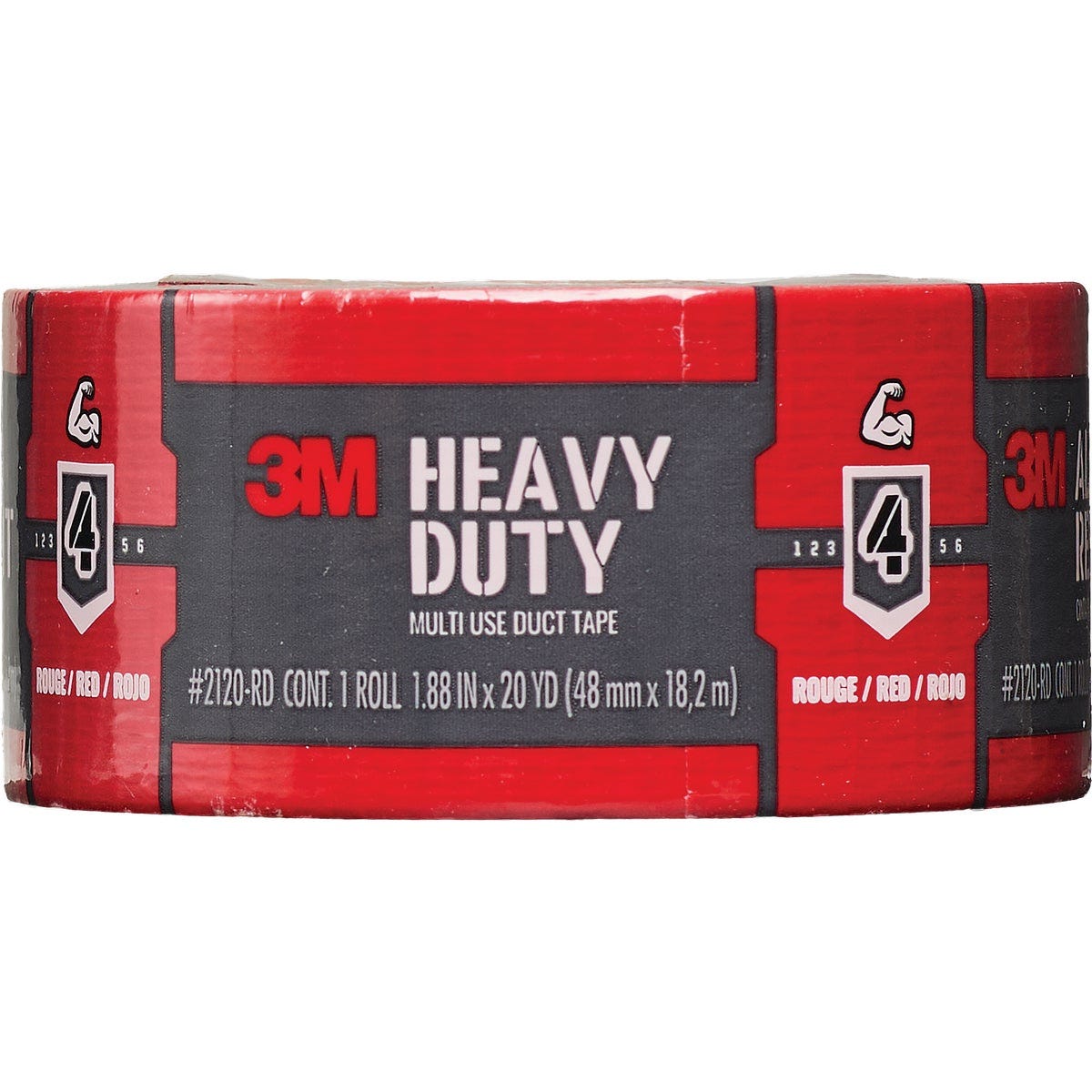 3M 1.88 In. x 20 Yd. Red Heavy Duty Duct Tape - photo 2 3M 1.88 In. x 20 Yd. Red Heavy Duty Duct Tape - photo 2