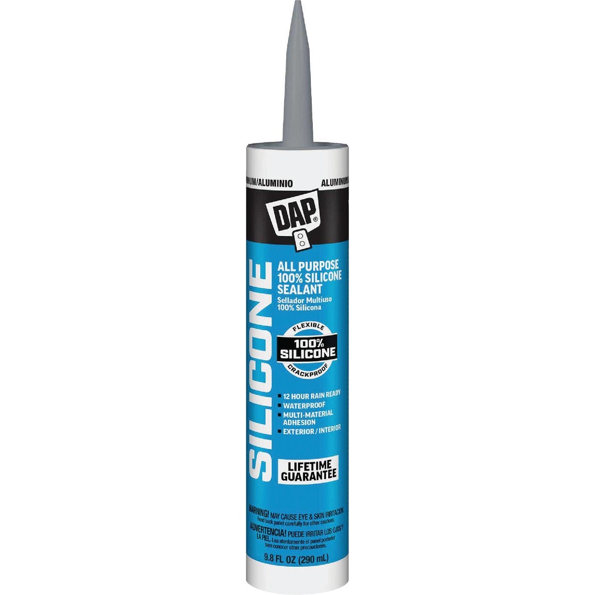DAP 9.8 Oz. Window, Door & Siding Silicone Sealant, Aluminum - photo 5