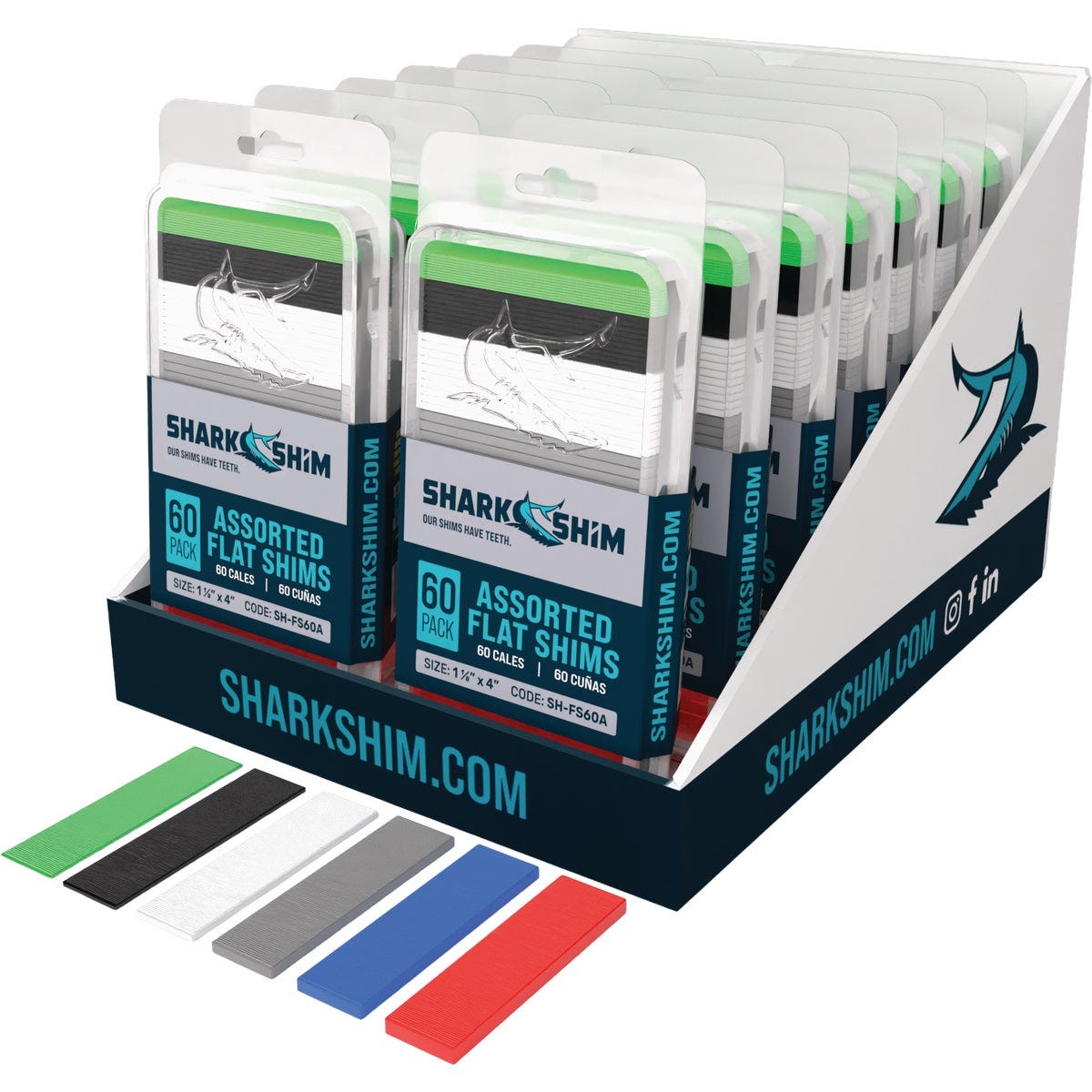 Broadfix 4 In. L Flat Polypropylene Shim, Assorted Thicknesses (60-Count) - photo 4 Broadfix 4 In. L Flat Polypropylene Shim, Assorted Thicknesses (60-Count) - photo 4