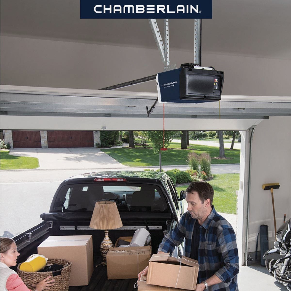 Chamberlain C2102 1/2 HP Durable Chain Drive Garage Door Opener with MED Lifting Power - photo 6