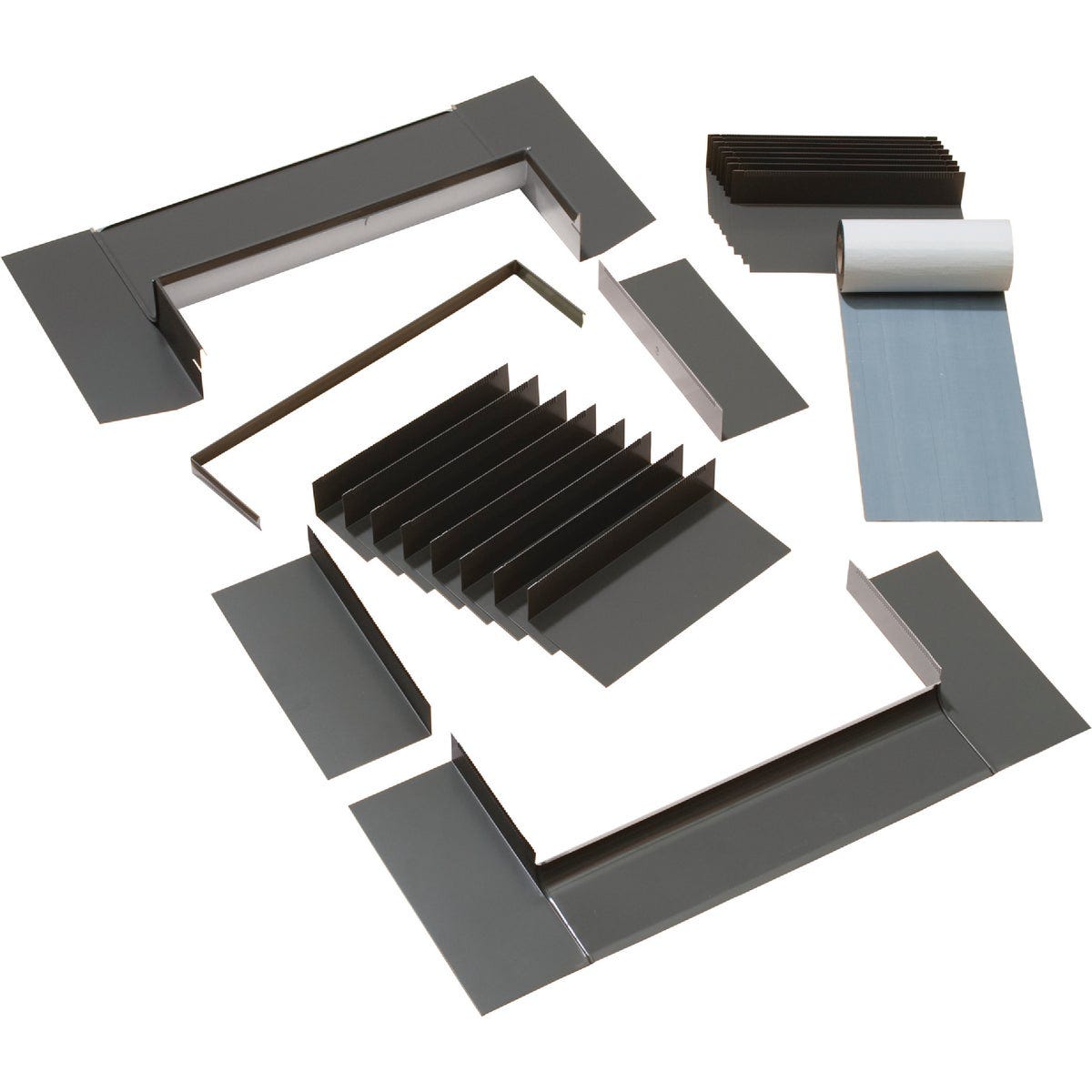 Velux D06/D26 EDL Cool Gray Low Profile Skylight Flashing Kit
