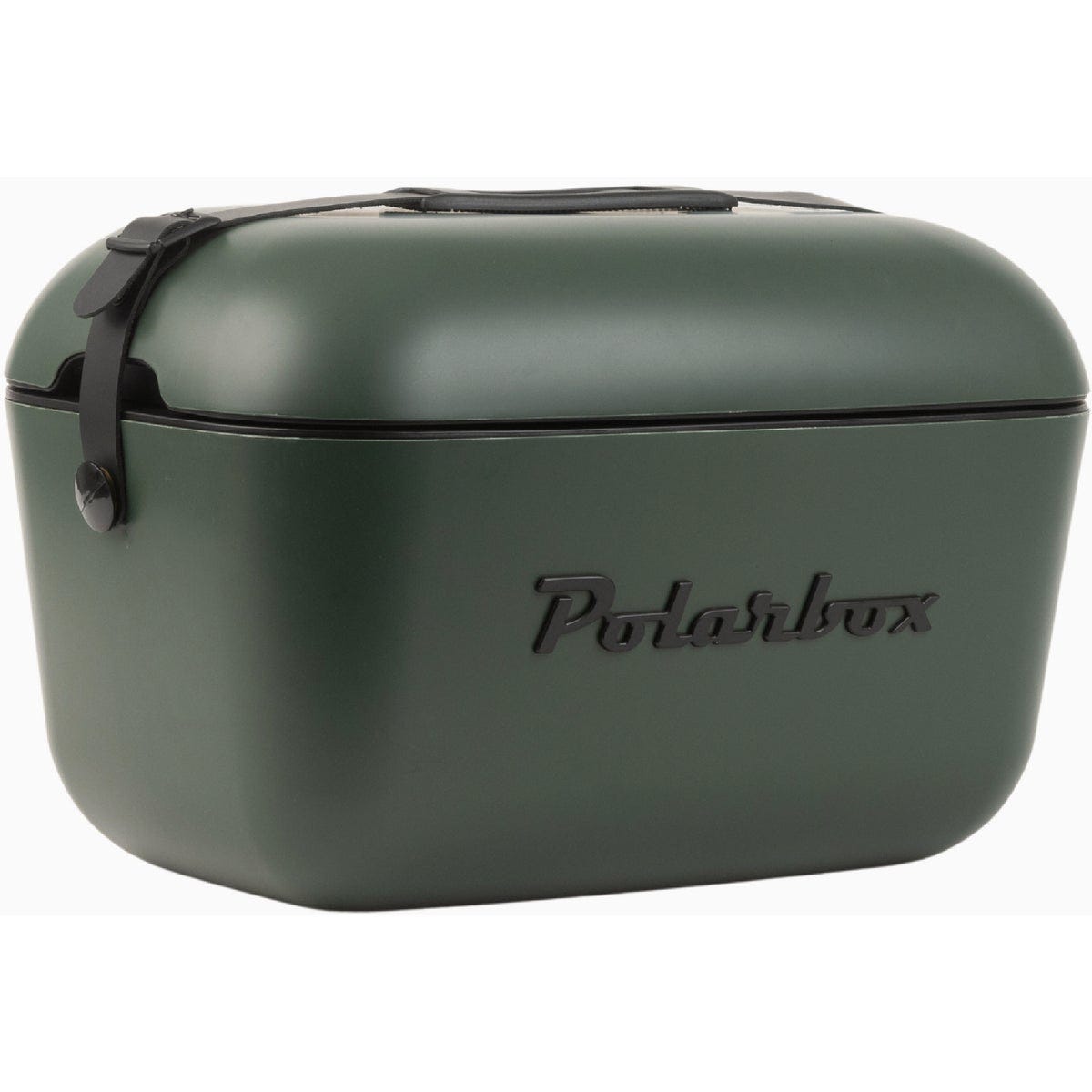Polarbox Gold 21 Qt. Green Forest with Black Strap Chest Cooler