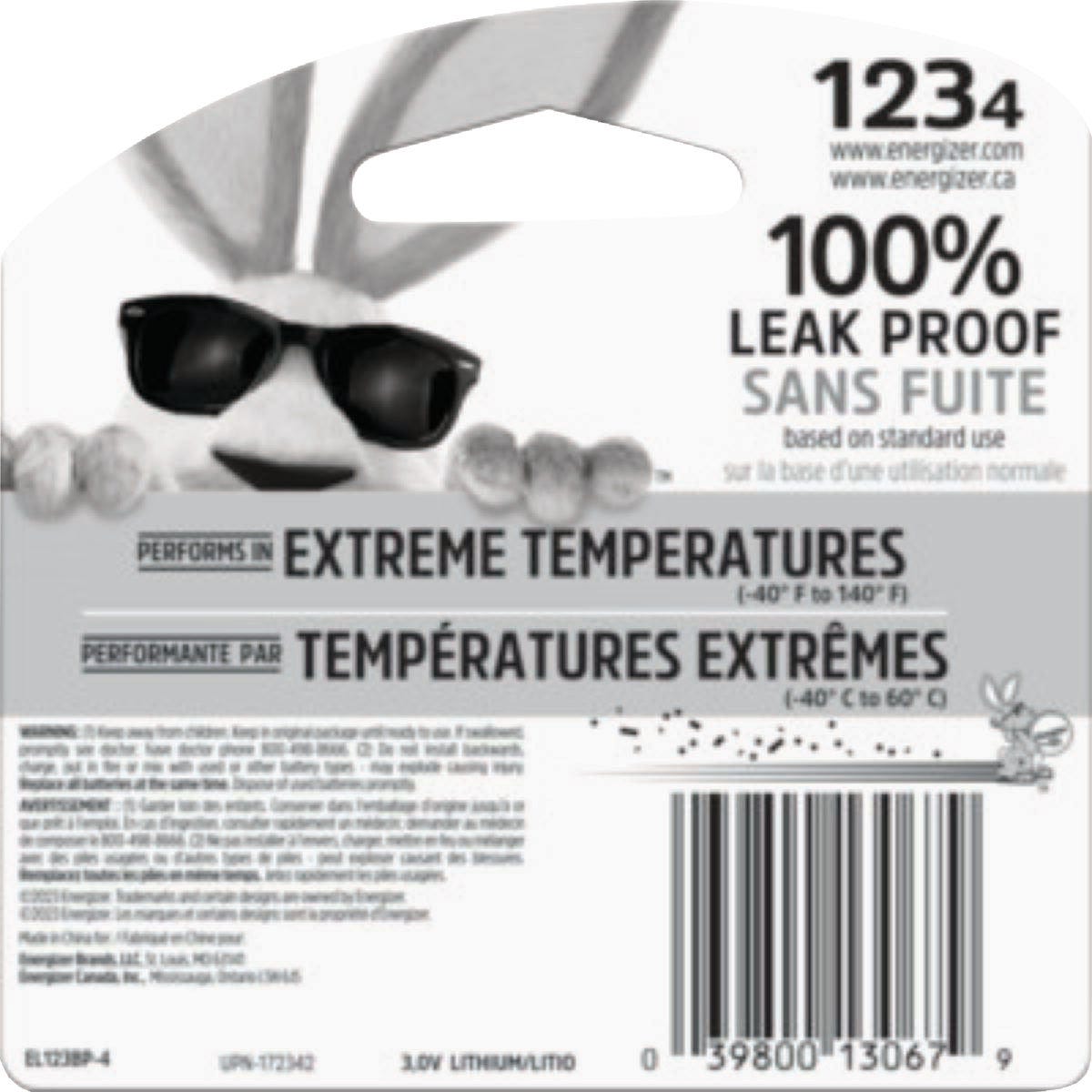 Energizer 123 Lithium Battery (4-Pack) - photo 3