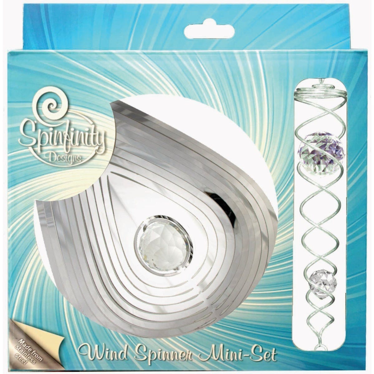 Spinfinity Rings Spinfinity Designs Crystal Mirror Teardrop Mini Set | True Value Hardware