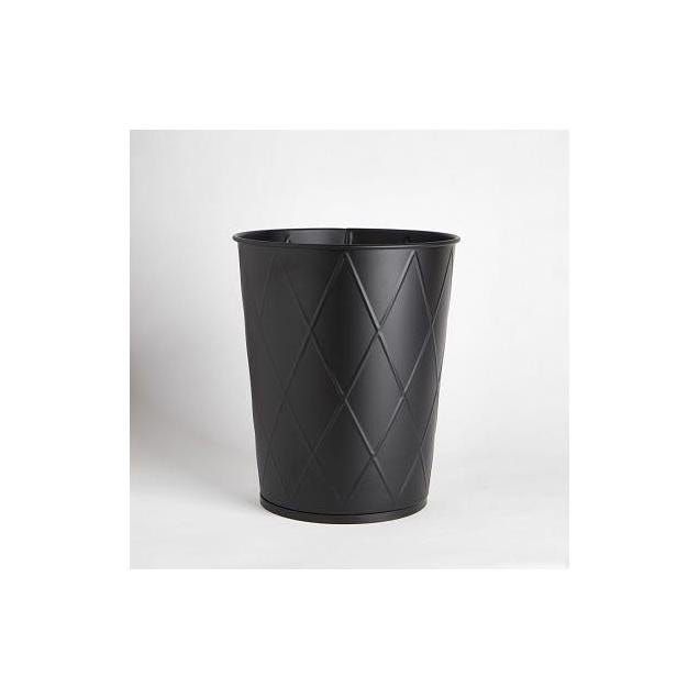 Moda At Home Black Harlequin Bathroom Waste Basket Moda At Home Black Harlequin Bathroom Waste Basket