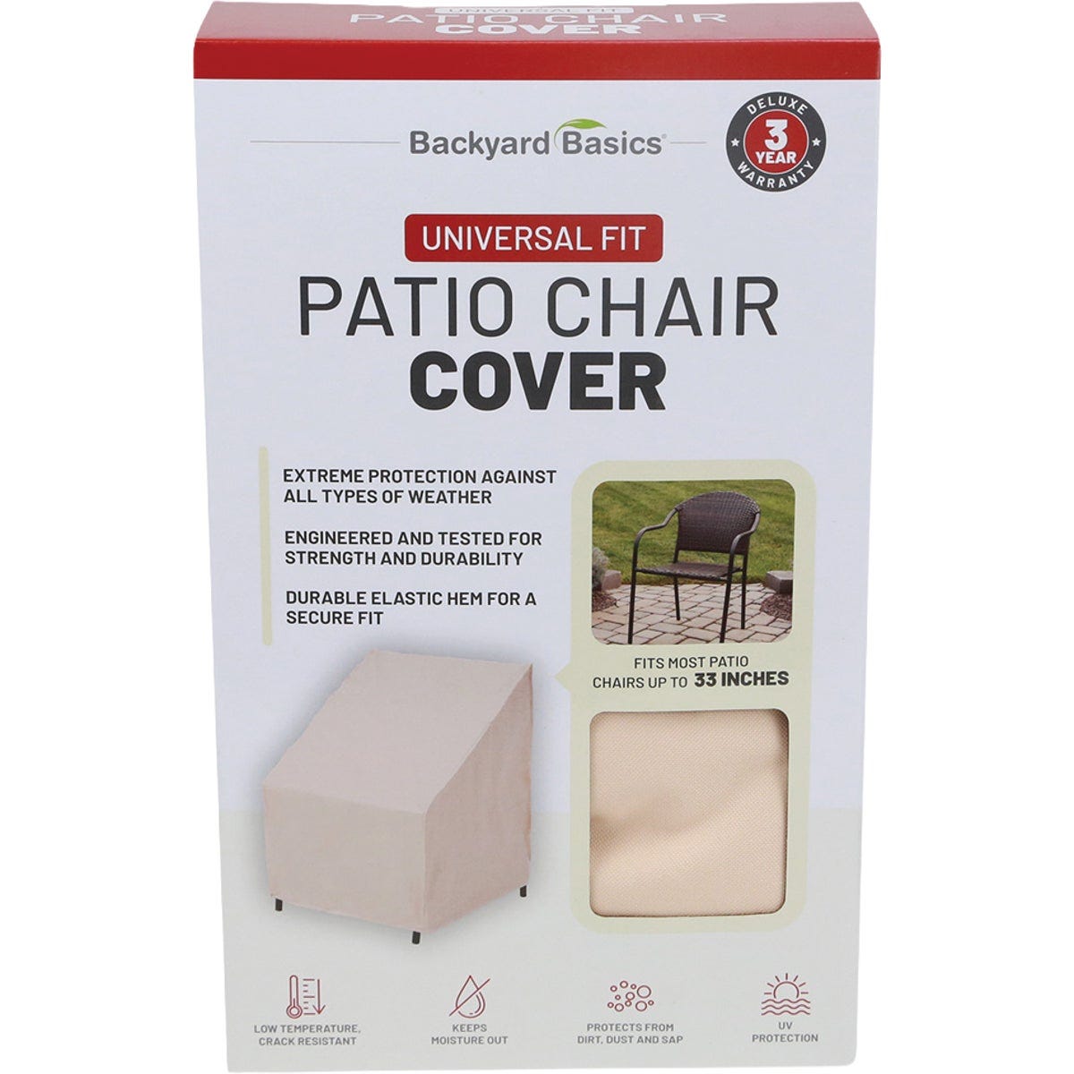 Backyard Basics Poly Patio Chair Cover - photo 2