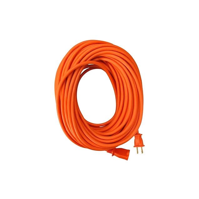 Master Electrician 50 Ft. 16/2 SJTW Orange Round Vinyl Extension Cord