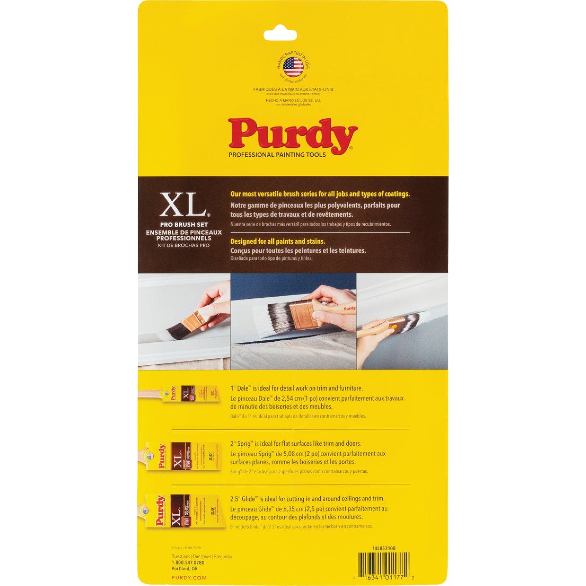 Purdy XL Pro Paint Brush Set (3-Pack) - photo 2 Purdy XL Pro Paint Brush Set (3-Pack) - photo 2
