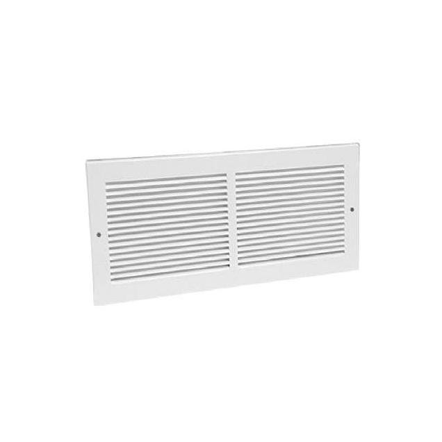 AmeriFlow 10 In. x 6 In. White Steel Return Air Grille AmeriFlow 10 In. x 6 In. White Steel Return Air Grille