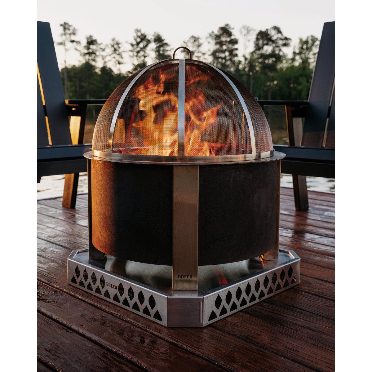 Breeo X-Series 24 Corten Smokeless Fire Pit - photo 3