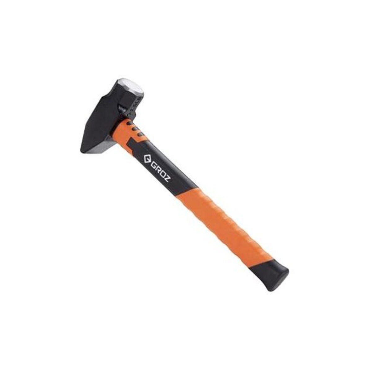 Groz 2-1/2 Lb. Blacksmith/Cross Hammer with 14 In. Fiberglass Handle